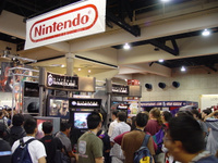 Nintendo booth packed