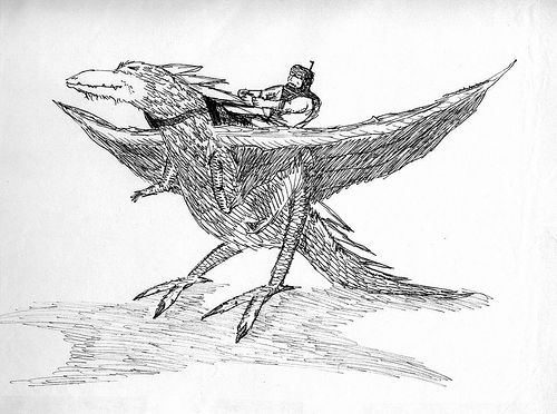 Winged and Saddled Creature, 1986