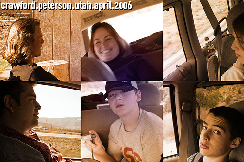 Utah Trip Collage, 2006