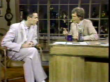 David Byrne and David Letterman