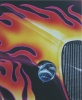  Hot Rod Fender Study--airbrush painting